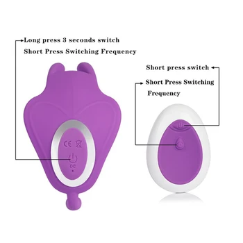 Drugelis Nešiojami Vibratorius Suaugusiųjų Žaislas Pora Sekso G-spot Klitorio Stimuliatorius Makšties Kiaušinių Sekso Žaislai moterims Sekso Produktai