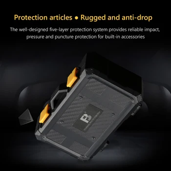 DSLR Fotoaparato Baterija apsauginėje dėžėje SD TF Atminties Kortelė Saugojimo Bylos Laikiklį Canon LP-E6 