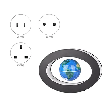 Elektroninė Anti Gravity Pasaulyje Magnetic Levitation Pasaulyje Pasaulio Žemėlapyje LED Šviesos Vaikai mokosi Namų Dekoro