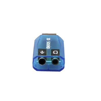 Garso Kortos, Audio Adapteris, 3D Garso korta 5.1 USB 3,5 mm mic ausinių Lizdas, Stereo Ausines, skirtas Xbox 360 PS3 USB 2.0 sandėlyje