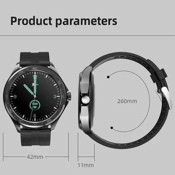 GEJIAN Smart Žiūrėti Visą Touch Smartwatch Vyrų Tracker Širdies ritmo Monitorius Kraujo Spaudimas Aktyvumo Seklys Žiūrėti, skirta 