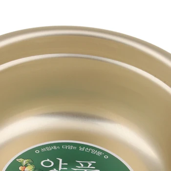 Geltonos Spalvos Aliuminio Korėjos Stilių Maišymo Dubenys - Poliruoti Veidrodis Apdaila Lizdus, Dubenėlio Maisto Gaminimo Reikmenys