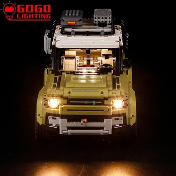 GOGOMOC Prekės LED lemputės Komplektą ,Aksesuaras Lego 42110 for Land Rover Defender Žaislai (Ne Modelio )