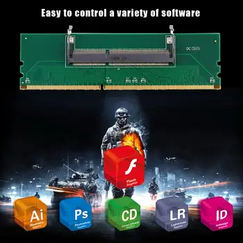 GUDGA DDR3 RAM Atminties Jungties Adapteris Nešiojamojo kompiuterio Atmintis SODIMM 200 Prisegti Prie Darbastalio 240 Pin DIMM Kortelės Nešiojamas AdapterTo Desktop