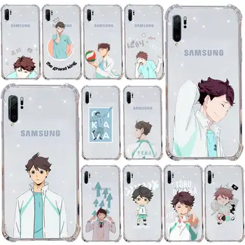 Haikyuu Oikawa Phone Case Transparent For Samsung Galaxy A71 A21s S8 S9 S10 plus note 20 ultra