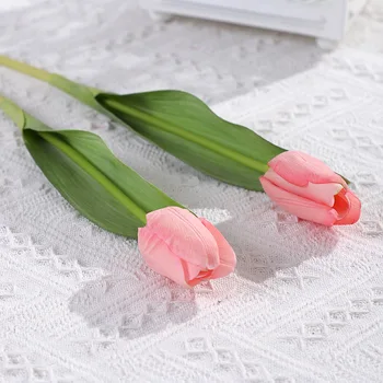 HLGH MODELIAVIMAS tulpių dirbtinių puokščių netikrą gėlės, vestuvių dekoravimas gėlėmis, namų apdailos, dovanos šeimos