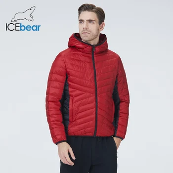 Icebear 2021 m. rudenį, žiemą naujus produktus atsitiktinis vyriškos striukės aukštos kokybės vyriški trumpas kailis mados vyriški drabužiai MWD20863D
