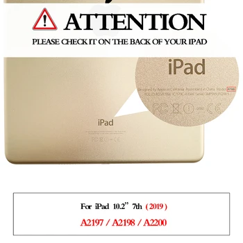 Ipad Atveju funda iPad 10.2 colių Padengti Lengvas Stovėti Atveju, skirtą 