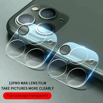 IPhone 12 Pro Max Anti-scratch Skaidrus, Pilnas draudimas vaizdo Kameros Objektyvo Apsaugos iPhone 12pro max 12mini Apsauginį Dangtelį