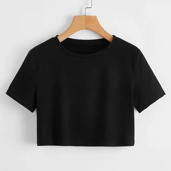 Išsaugoti Bites 2021 Moterys T-shirt Spausdinti Vasarą Moterys Grafinis Viršūnes Trumpas Rankovės O-kaklo marškinėlius korėjos stiliaus