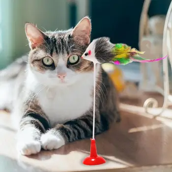 Juokingas Naminių Kačių Žaislas Gyvis Pavasario False Modeliavimas Pelės Katės Kačiukas Kibinimas Interaktyvūs Žaislai Naudotis Kačių Nagai Plastiko ir Pliušas