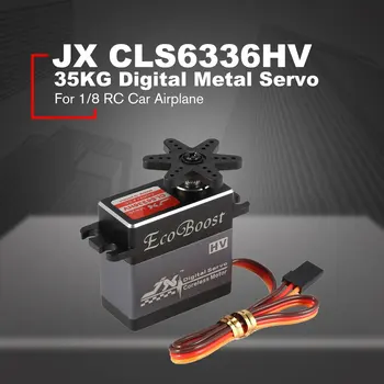 JX CLS6336HV 35KG 6-7.4 V Aukštos Įtampos Metalinės Pavaros, Aliuminio Korpuso Skaitmeninis Coreless Servo 1/8 RC Car & 2000mm Fiksuoto Sparno