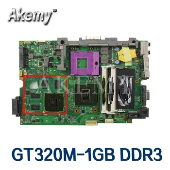 K40ID Nešiojamojo kompiuterio motininė plokštė, Skirta Asus K50ID K40IE K50IE PRO5DI originalus mainboard DDR3-RAM GT320M-1GB