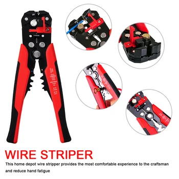 Kabelio Wire Stripper Cutter crimper Automatinis Daugiafunkcinis Terminalo Užspaudimo Išpardavimas Tiekėjas Įrankis 24-10AWG Rankiniai Įrankiai