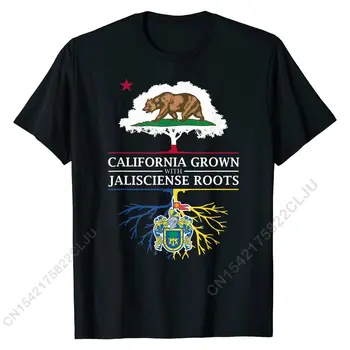 Kalifornijos Išaugo Su Jalisciense Šaknis - Jalisco T-Shirt Medvilnės Vyrų Viršūnes Shirt Dizainas Top marškinėliai Europa Nauja