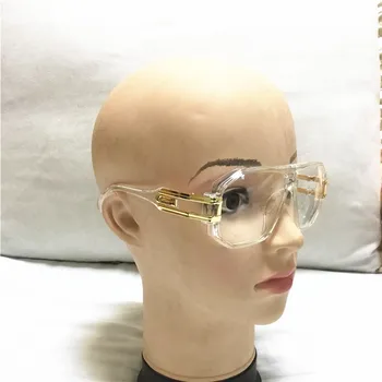 KAPELUS Europos didelis veido akiniai nuo saulės, žmogui atsitiktinis akiniai nuo saulės naujų moteris skaidrios baltos akinius 624