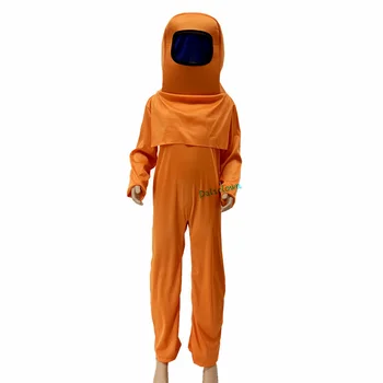 Karšto Žaidimas Cosplay Kostiumų Astronautas Vaikai Vaikai Halloween Kostiumai 3 Vnt Kosmoso Kostiumą Jumpsuit+Kaukė+Krepšys