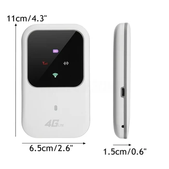 Kokybės Nešiojamų 4G LTE, WIFI Maršrutizatorių 150Mbps Judriojo Plačiajuosčio ryšio prieigos tašku SIM Atrakinta Wifi Modemas 2.4 G Bevielio Maršrutizatoriaus