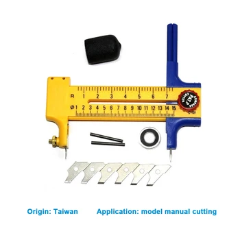 Kompaso Apskritimo Cutter Diskinės Pjovimo Įrankis Reguliuojamas Kompaso Apskritimo Cutter Dia 10mm-150mm 