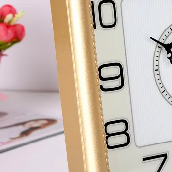 Kūrybos kalendorius sieninis laikrodis šiuolaikinės garso išjungimo mechanizmas sieninis laikrodis dovana diea reloj sumalti madera namų puošybai DD45WC