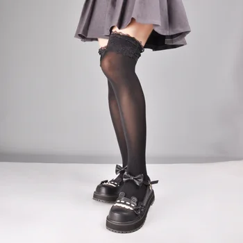 LOLITA Japonijos rudenį ir žiemą, ilgas vamzdis kojinės, nėriniai, per kelio kojinės, Mori minkštas mergina studentų kojinės, moteriškos kojinės