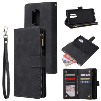 Luxury Leather Flip Case For OnePlus 8 Pro Wallet Phone Cover