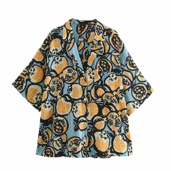 LVWOMN Moterų Palaidinė marškinėliai 2021 Mados Tekstūros Gėlių Spausdinti Negabaritinių Marškinėliai Moterims Vasaros Didelio Dydžio trumpomis Rankovėmis Viršūnes Chic