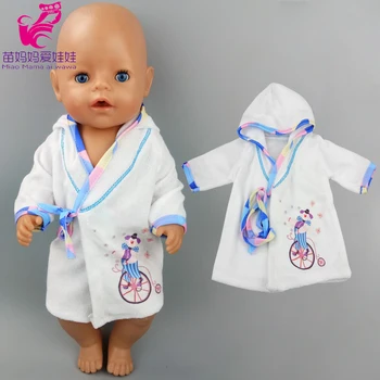 Lėlės Drabužius 43 cm lėlės chalatas suknelė tinka 17 colių naujas Gimęs kūdikis lėlės Drabužiai gimtadienio dovana