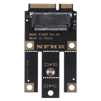 M. 2 NGFF į mini pci-e (pcie+usb), adapteris m.2 wi-fi
