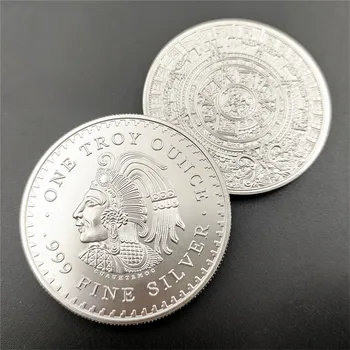 Meksikos Moneta Vieną Trojos Unciją 999 Bauda Sidabro Kopijuoti Amerikoje Medalis, Atminimo Ženklelis Ne valiuta