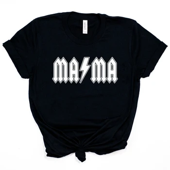Mielas Mama, T-Shirt Rokeris Mama Shirt Cool Mama Gyvenime Marškinėliai Muzikos grupę Įkvėpė Mama Tees Dovana Mamai