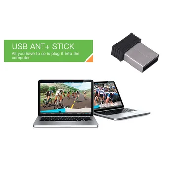 Mini ANT+ USB Adapteris, skirtas Garmin už Zwift už Wahoo BikeTtrainer 2.4 GHz ANT Mini Dydis ir lengvas