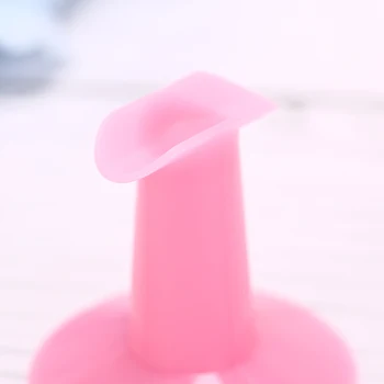 Minkštas Nail Art Pink Finger Paramos Stovėti Poilsio Turėtojas Gelis, lenkijos 3D Gėlių Tapybos, Piešimo Danga Salonas Priedai