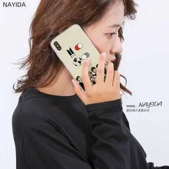 Minkštos TPU Case For Samsung Galaxy S21 S11 S20 Fe S10 S8 S9 Plus S7Edge S10lite E Uitra Padengti BTS Bangtan Berniukų nuotraukų albumas