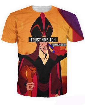 Naujas Atvykti Pasitikėjimą Ne Kalė Jafar T-Shirt Piktadarys 