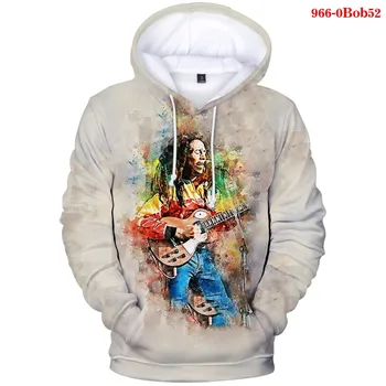 Naujas Bob Marley Moterims, Vyrams, Drabužiai, Hip Pop Palaidinukė Streetwear Bliuzono Negabaritinių Hoodie Pop Superžvaigždės, Bob Marley Hoodies