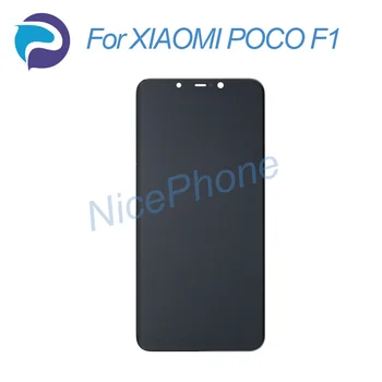 Naujas Ekranas Xiaomi Pocophone F1 LCD Ekranas Jutiklinis Ekranas skaitmeninis keitiklis komplektuojami su Rėmo Xiaomi Poco F1 LCD Ekranas