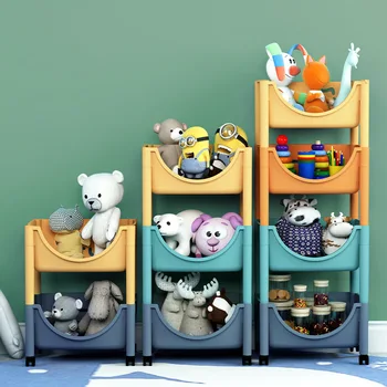 Naujas Multi-Purpose stalčiuko Vaikų Žaislai Laisvai Judėti Multi-Layer Daržovių Rūšiavimas Stovo Saugojimo Spintelės stalčiuko