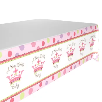 Naujas Princess Crown Baby Vienkartiniai Rožinės Spalvos Popierius, Servetėlės, Šiaudeliai Plokštės Puodeliai Baby Shower Vaikų Gimtadienio Dekoracijos Prekes
