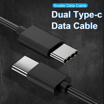 Naujausias dual type-c usb kabelis duomenų kabelis iphone 6 7 8 2A greitas įkroviklis Įkrovimo Laidas USB C Kabelio Huawei P20 Mate Xiaomi