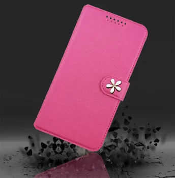 Naujausias Unikalus gėlių padengti Digma NUKENTĖJO Q401 3G atveju PU odos mados Magnetinių sagčių mobiliojo telefono krepšys