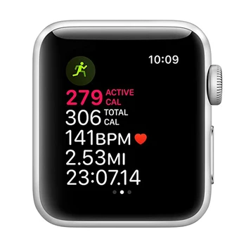 Nauji Originalus Apple Žiūrėti Serija 3 GPS 38MM/42MM Aliuminio korpusą, Sporto Juostos Nuotolinio Širdies ritmo Smartwatch