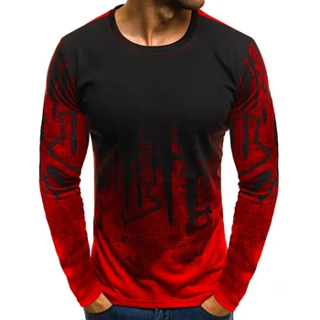 Naujos Armijos Vyrų 3D Marškinėliai vyriški Išspausdintas Kamufliažas O Kaklo Mados Hip-Hop Streetwear Tee Laisvalaikio Aprangą ilgomis Rankovėmis Sporto Viršūnės