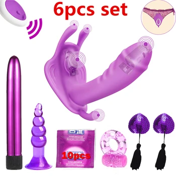 Nešiojami Belaidžio Nuotolinio Valdymo Vibratorius Klitorio Stimuliatorius Makšties G Spot Massager sekso žaislas Dildo moterims, Suaugusiems, Poroms
