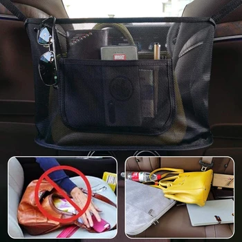 Nešiojamų automobilio galinė sėdynė laikymo krepšys kabo net kišenėje kamieno maišelį automobilių saugojimo krepšys apdailos, interjero aksesuarai, rankinės bag