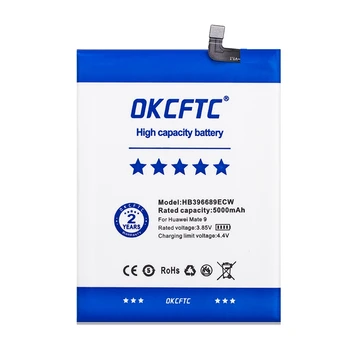 OKCFTC Originalus 5000mAh HB396689ECW Baterija Huawei Y9 2018 M./ Garbės 8C BKK-TL00 FLA-LX1 LX2 LX3 L22 Žaisti 8C, Telefono Baterijų