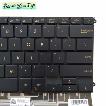 Originali JAV Apšvietimu ir klaviatūros ASUS ZENBOOK 3 DELUXE UX490 UX490UA anglų nešiojamojo kompiuterio klaviatūros nešiojamas pardavimo šviesos SN2561BL2