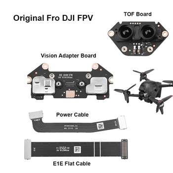 Originalą DJI FPV Combo Drone Vizija Jutiklio Modulis Dalis - Adapteris Valdybos E1E Core Valdybos Maitinimo Kabelis TOF Taryba Priedai