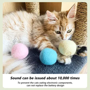 Piskliwy Kamuolys, Žaislai Smart Kačių Žaislai Interaktyvus Kamuolys Katžolių Kačiukas Mokymo Kačiukas Interaktyvus Pet Nulio Elektroniniai Garsai