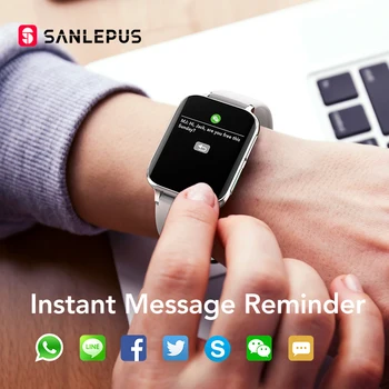 SANLEPUS 2021 NAUJŲ Skambinti Smart Watch Vyrai Moterys Vandeniui Smartwatch MP3 Player, Laikrodžiai, KOLEGA 